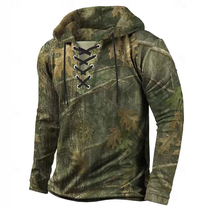 Herren Hooded Sweatshirt mit innovativem Wabenmuster Echoarchiv