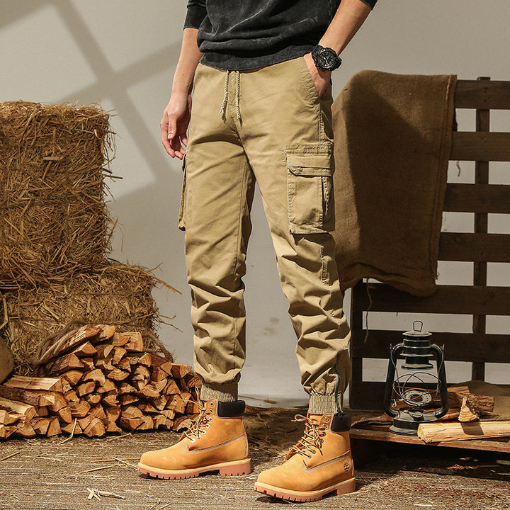 Herren Cargo-Hose mit elastischem Bund und praktischen Seitentaschen Echoarchiv
