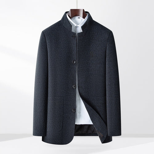 Herren Modische Wolljacke Echo Archiv