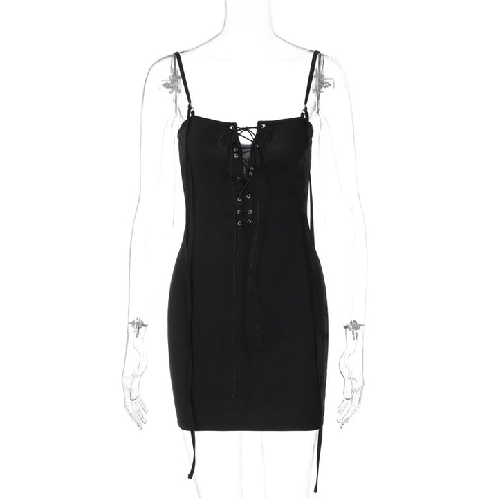 Damen Seduktives Bodycon-Kleid mit Schnürung Echo Archiv