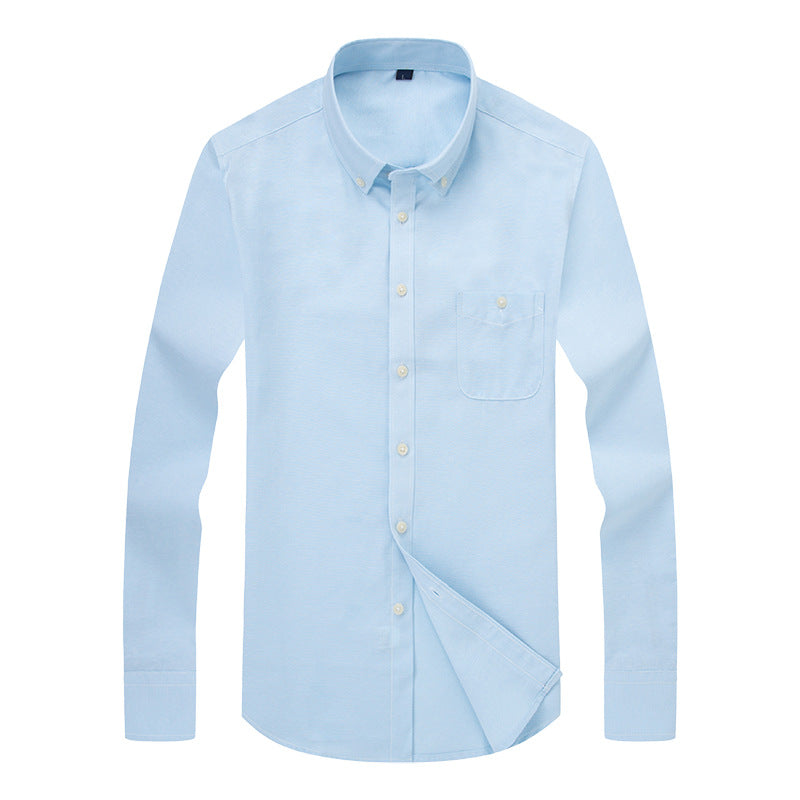 Herren Business-Hemd mit Button-Down-Kragen und Brusttasche Echoarchiv