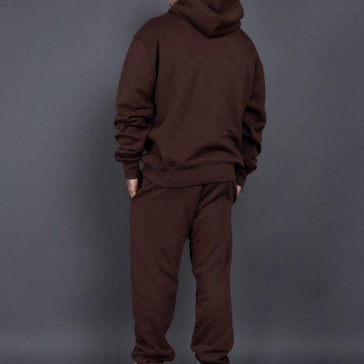 Herren Bequemer Kapuzenpullover und Jogginghose Set Echoarchiv