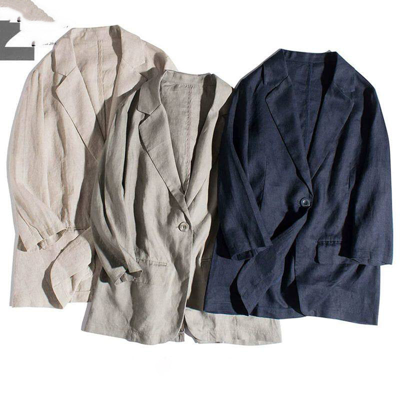 Damen Eleganter, moderner Blazer mit lässigem Schnitt Echoarchiv