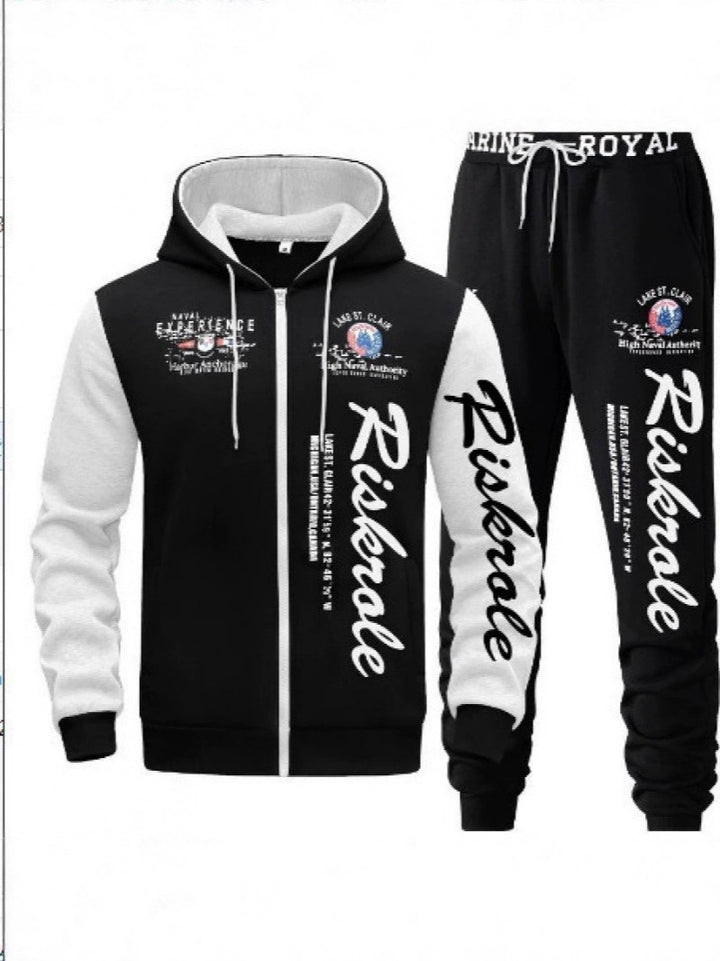 Herren Sportlicher Hoodie- und Jogginghosen-Set Echo Archiv
