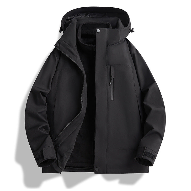 Herren Wasserfeste Funktionale Outdoor-Jacke Echo Archiv
