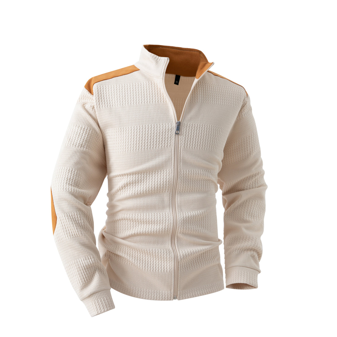 Herren sportliche Steppjacke mit Reißverschluss und kontrastierenden Ärmelpartien – Taviero