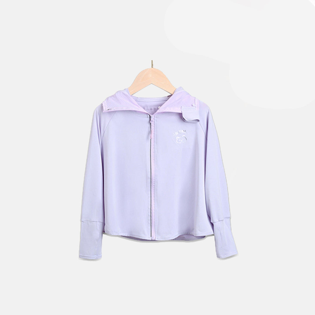 Mädchen Übergangsjacke mit Kapuze und niedlichem Tiermotiv Echo Archiv