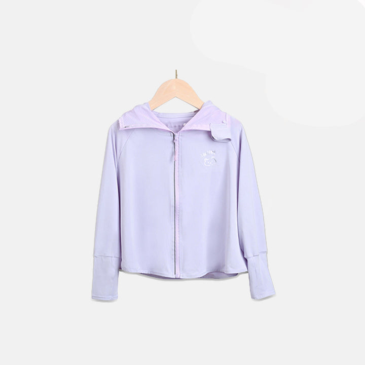 Mädchen Übergangsjacke mit Kapuze und niedlichem Tiermotiv Echo Archiv
