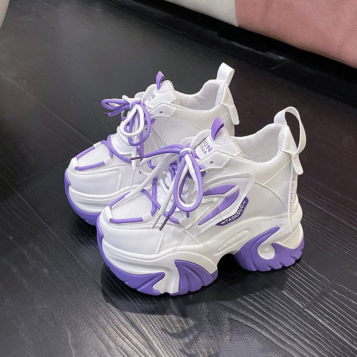 Damen nan klobige Plateau-Sneaker mit skulpturaler Profilsohle Echo Archiv