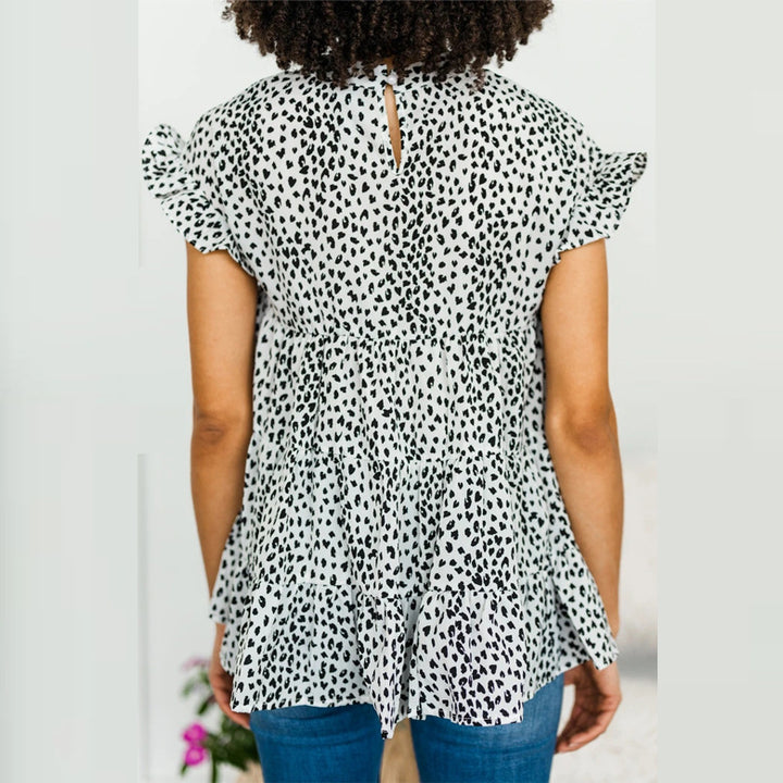 Damen Luftiges Oberteil mit Volantdetails Echo Archiv