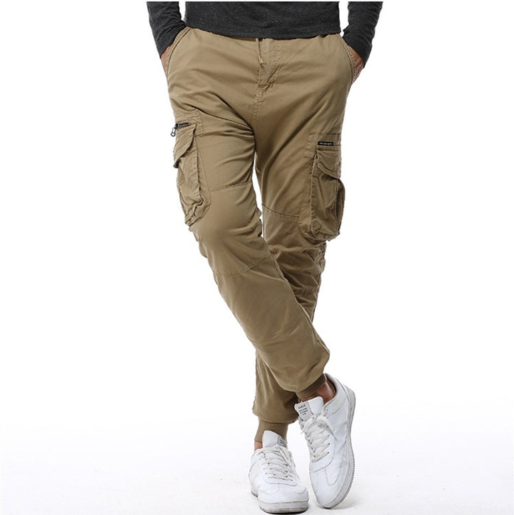 Herren Cargohose mit mehreren praktischen Taschen und elastischem Bund Echoarchiv