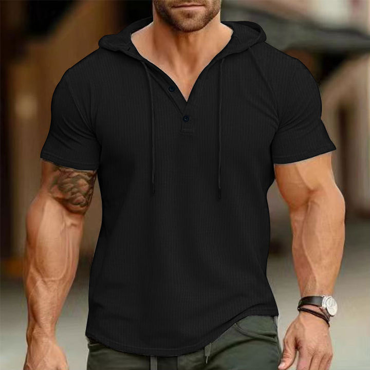 Herren Kurzarm-Hoodie von Echoarchiv