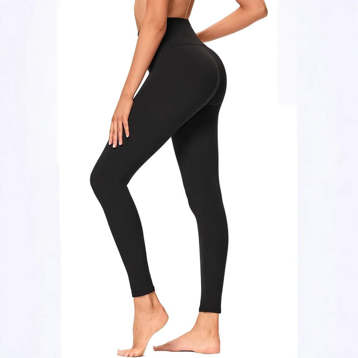 Damen Hochtaillierte Sportleggings Echoarchiv