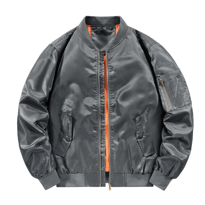 Herren leichter Pilotenbomber mit kontrastfutter und Ärmel‑Utilitytasche Echo Archiv