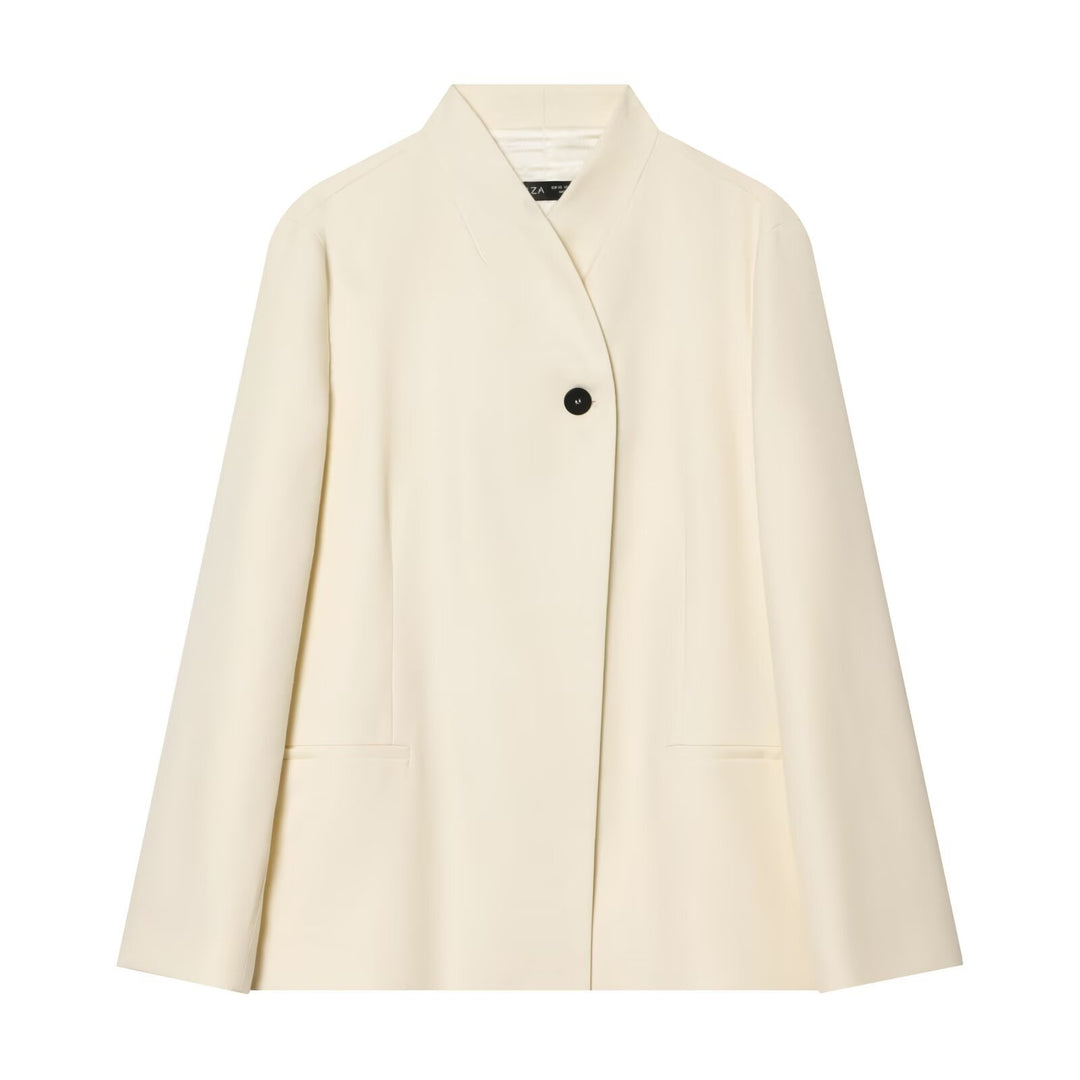 Damen Zweiteiliges Anzugs-Set mit Oversize-Longblazer und High-Waist Bundfaltenhose Echo Archiv