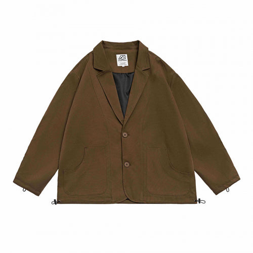 Unisex Oversize-Blazerjacke im Utility-Look mit Tunnelzug und aufgesetzten Eingrifftaschen Echo Archiv