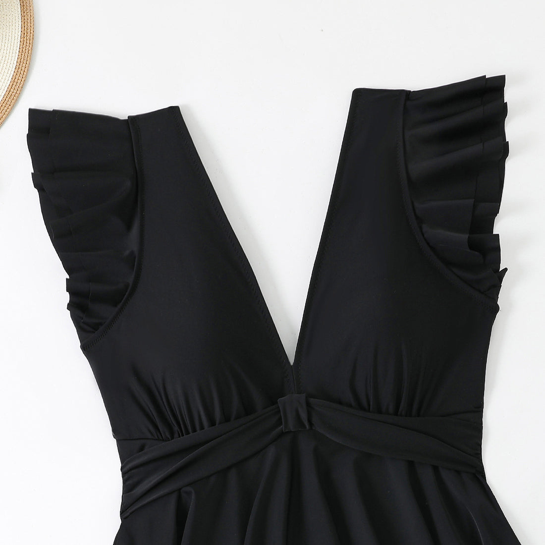 Damen elegantes Wickel-Badekleid – Élara