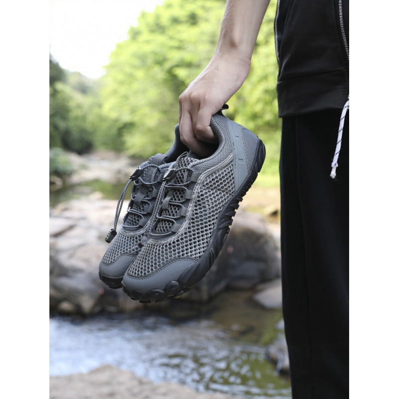 Herren Atmungsaktiver Trekking‑Wasserschuh mit Quick‑Lace und profilierter Gummisohle – Tavélo