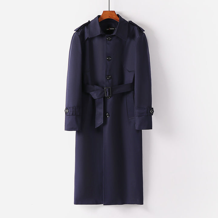 Damen eleganter leichter Trenchcoat mit Epauletten und Knopfleiste Echoarchiv