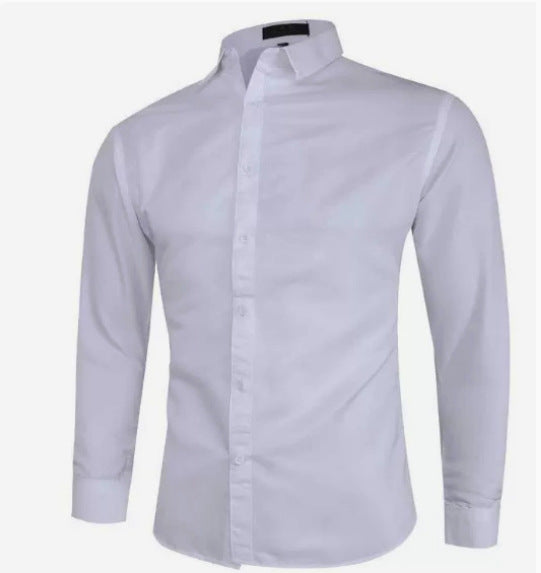 Herren nan tailliertes Anzugset aus leichtem Stretch-Twill mit Ein-Knopf-Sakko und Flat-Front-Hose Echo Archiv