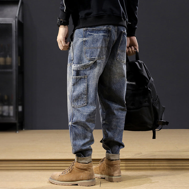 Herren Bequeme Cargo-Jeans Echoarchiv