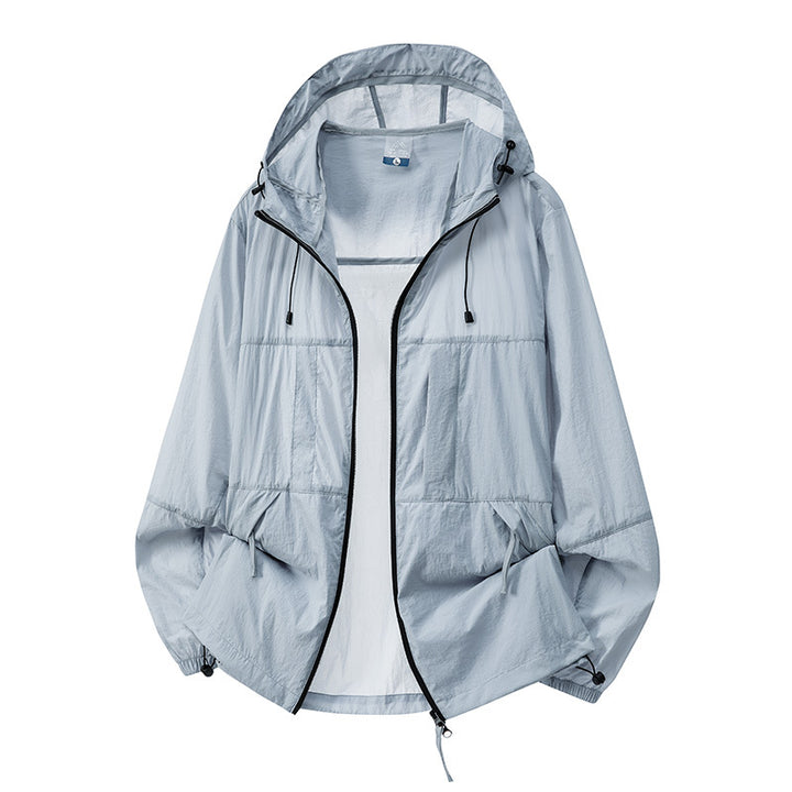 Herren Leichte Outdoor-Windjacke mit Kapuze Echo Archiv
