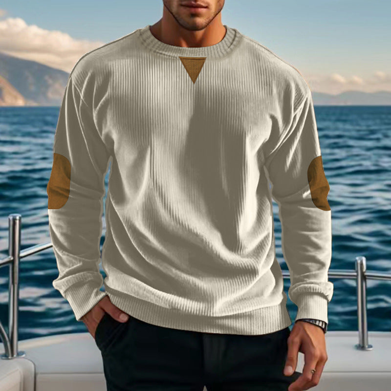 Herren klassischer Rippstrick Pullover Echoarchiv