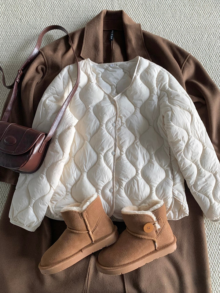 Damen Modische Daunenjacke Echoarchiv