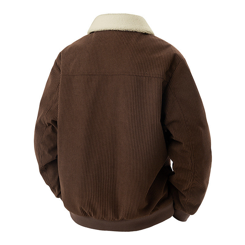 Herren modische Utility-Jacke mit Teddy-Kragen Echo Archiv