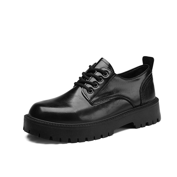 Herren robuste Derby-Schnürschuhe mit dick profilierter Gummilaufsohle und gepolstertem Komfortfußbett – Tavélo
