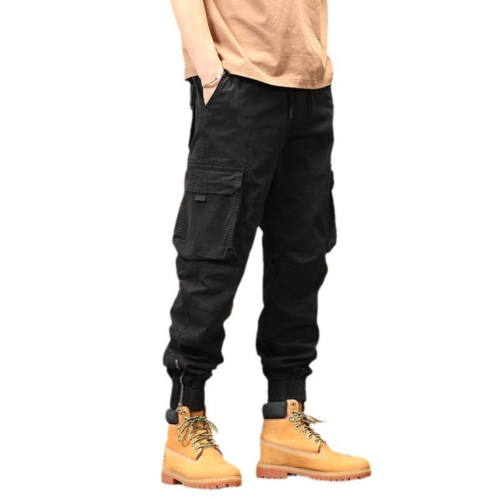 Herren vielseitige Maxcargo-Hose im urbanen Stil mit elastischem Bund und mehreren Taschen Echoarchiv