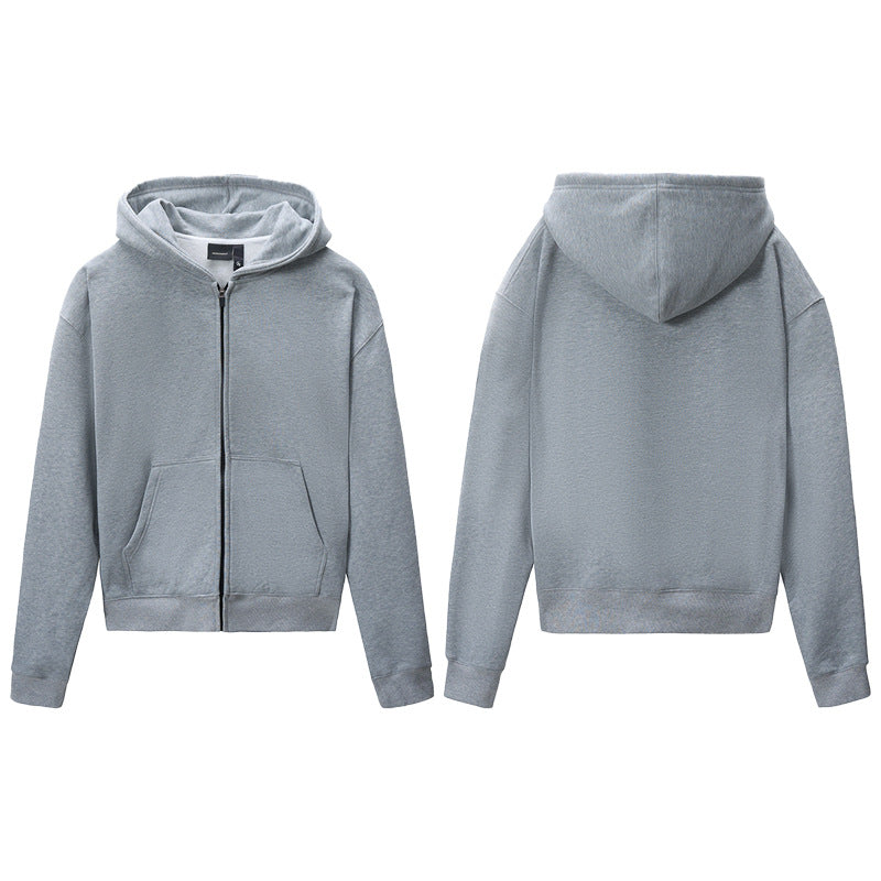 Unisex Kapuzenjacke mit durchgehendem Reißverschluss, entspanntem Oversize-Schnitt und Kängurutasche Echo Archiv