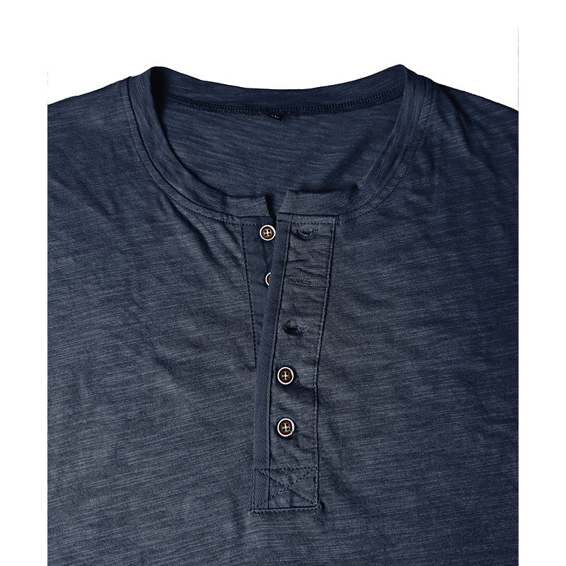 Herren Langarmshirt mit Knopfverschluss Echoarchiv