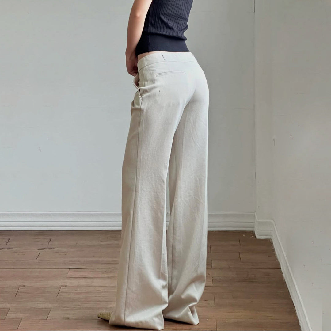 Damen weite Hochglanz-Hosen im eleganten Schnitt Echo Archiv