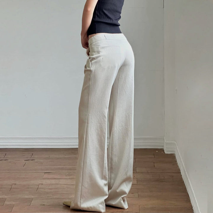 Damen weite Hochglanz-Hosen im eleganten Schnitt Echo Archiv