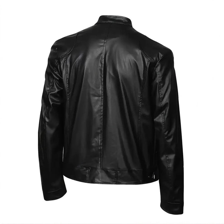 Herren elegante Kunstlederjacke mit modernem Design Echoarchiv