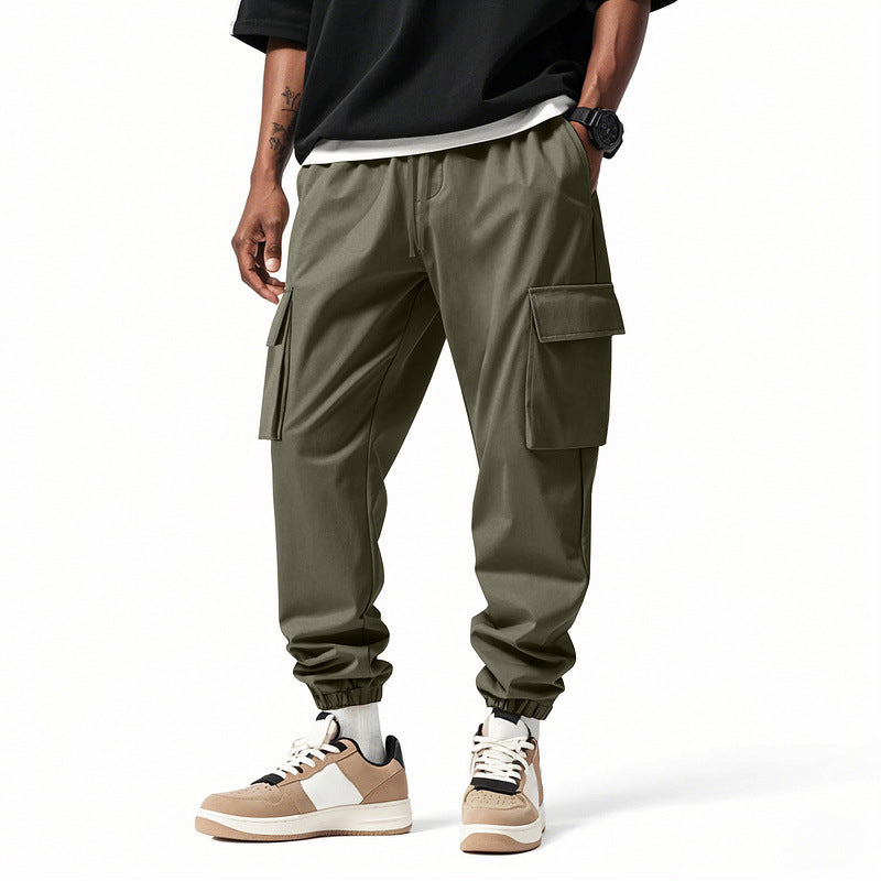 Herren Cargo-Style Freizeithose mit elastischem Bund Echoarchiv