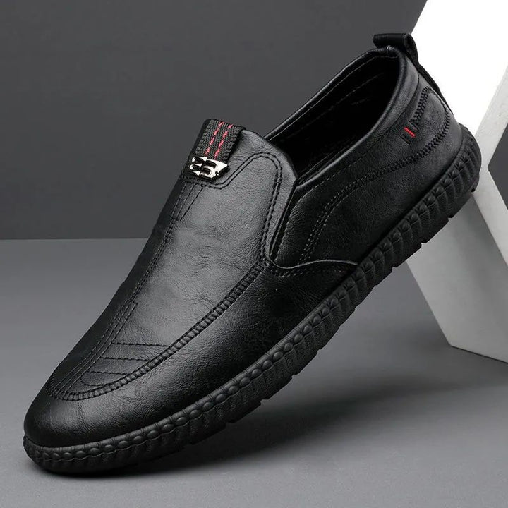 Herren Bequeme Slip-On Lederschuhe Echoarchiv 1788175441