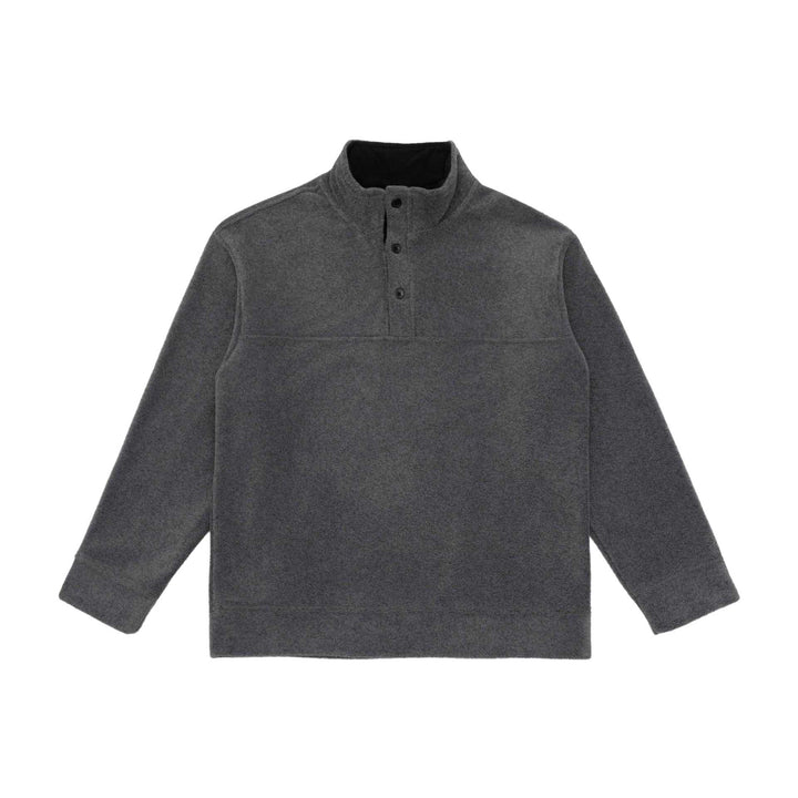 Unisex Fleece-Halbzip-Pullover mit Troyerkragen und Kängurutasche Echoarchiv