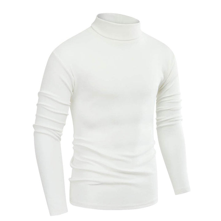 Herren Elegantes Langarm-Polohemd Echoarchiv