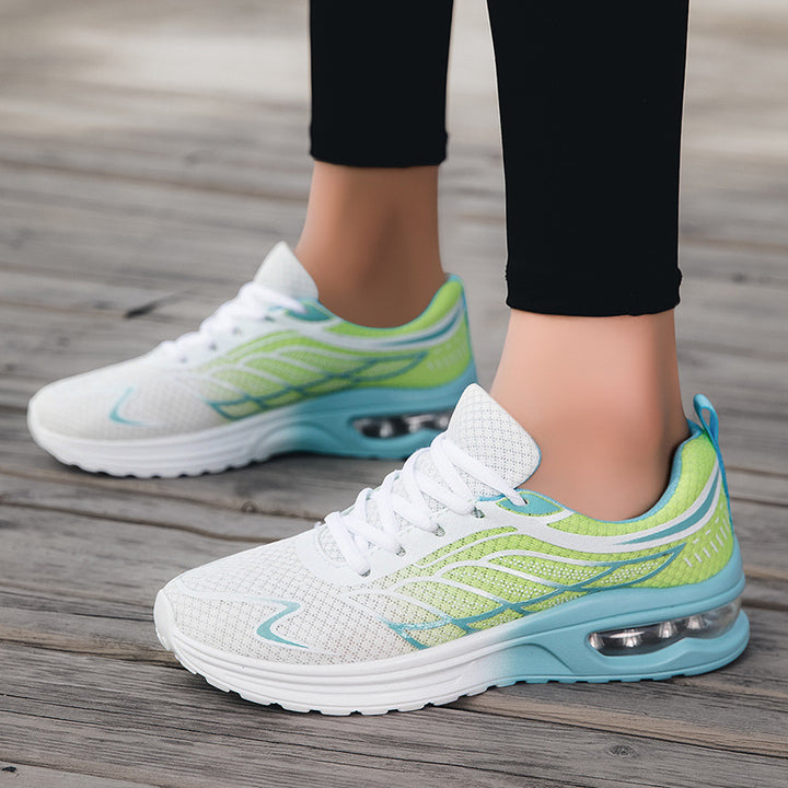 Damen nan atmungsaktive Laufsneaker mit Luftkammerdämpfung und gepolstertem Memory-Fußbett Echo Archiv