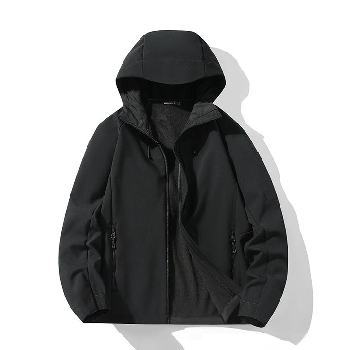 Damen Softshelljacke mit Kapuze und Fleece-Innenfutter, winddicht wasserabweisend Echo Archiv