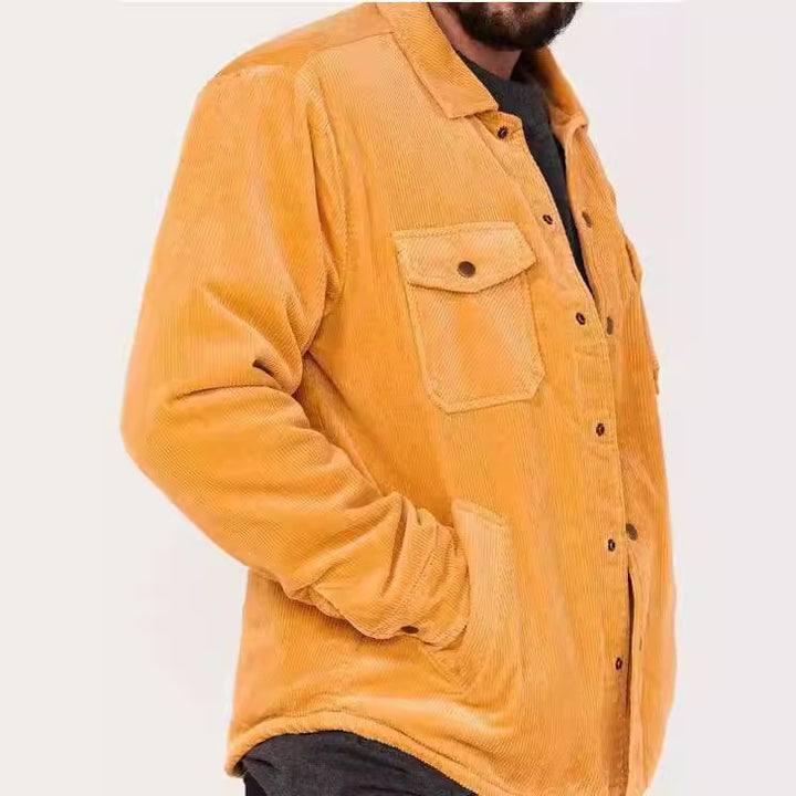 Herren Cordjacke mit praktischen Pattentaschen und weich gefüttertem Innenfutter Echoarchiv