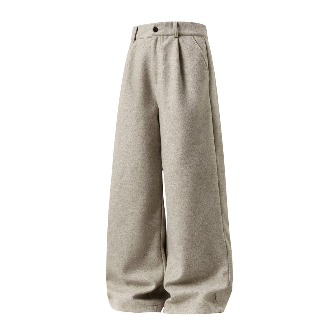 Damen Hochgeschnittene Ballonhose aus Wollmix mit Bundfalten und weiter Silhouette Echo Archiv