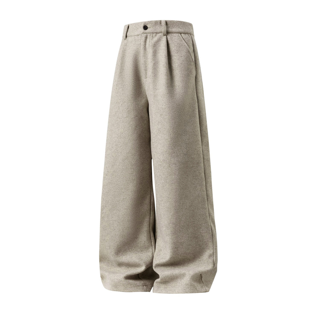 Damen Hochgeschnittene Ballonhose aus Wollmix mit Bundfalten und weiter Silhouette Echo Archiv