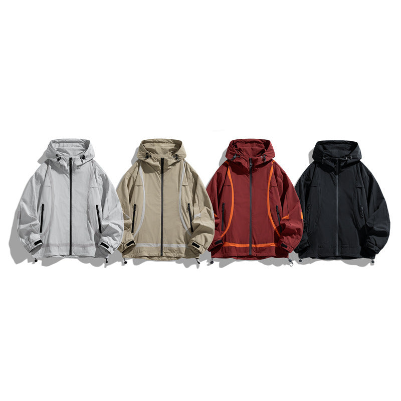 Herren Moderne Outdoor-Jacke Echo Archiv