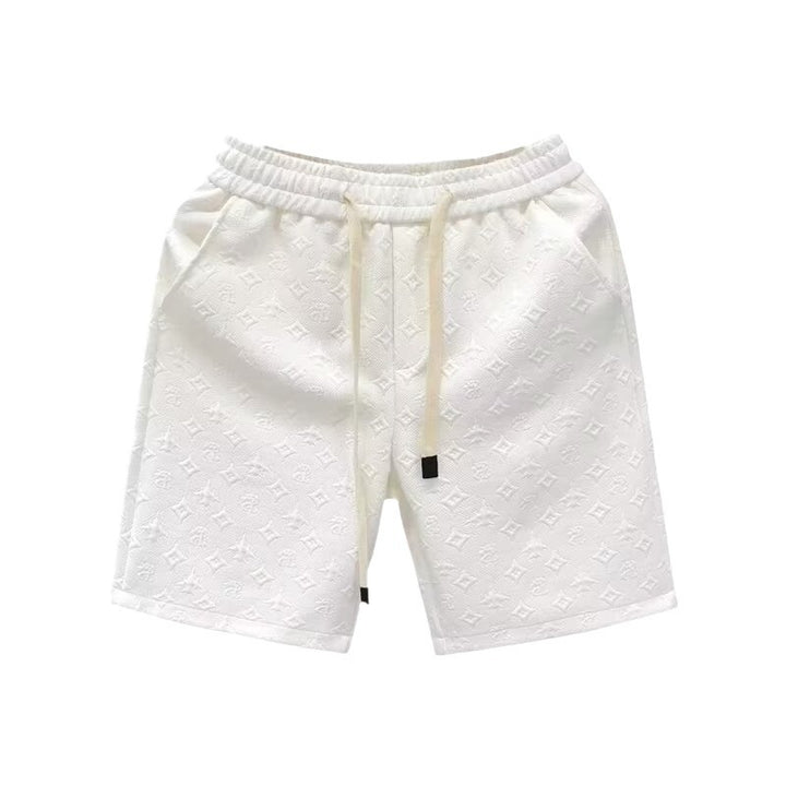 Damen Bequeme Sportshorts mit elegantem Muster Echoarchiv
