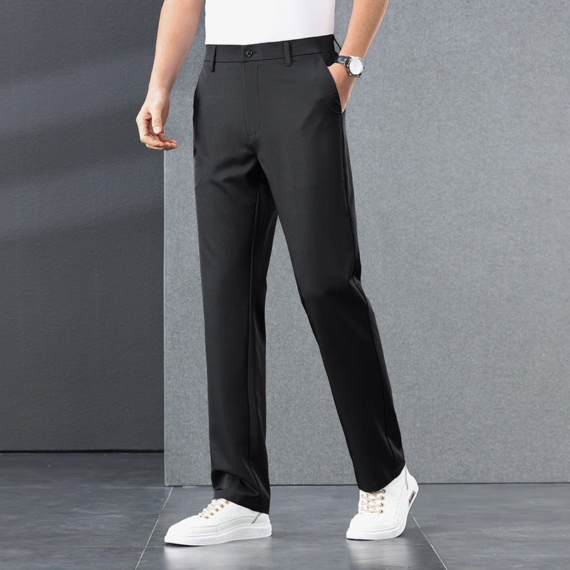 Herren elegante Business-Hose mit perfektem Sitz und komfortablem Gummizug Echoarchiv