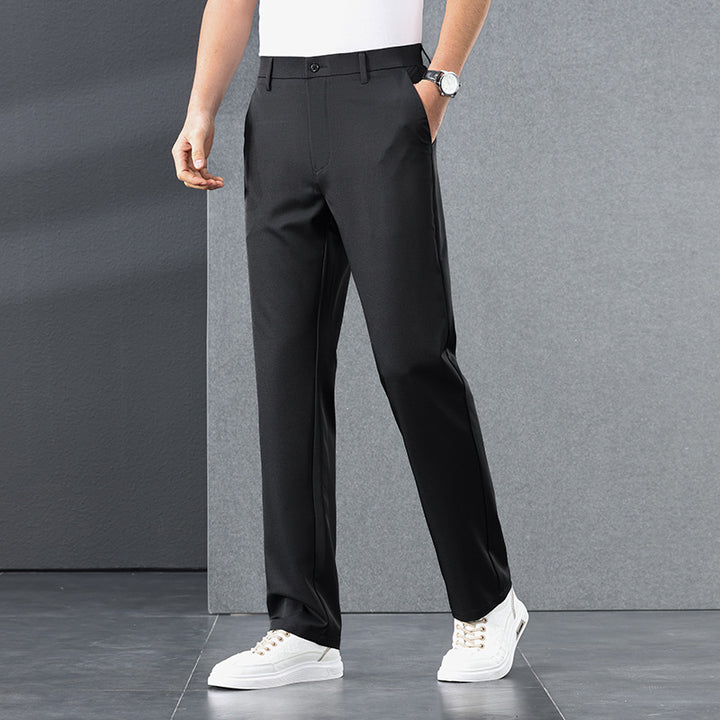 Herren elegante Business-Hose mit perfektem Sitz und komfortablem Gummizug Echoarchiv