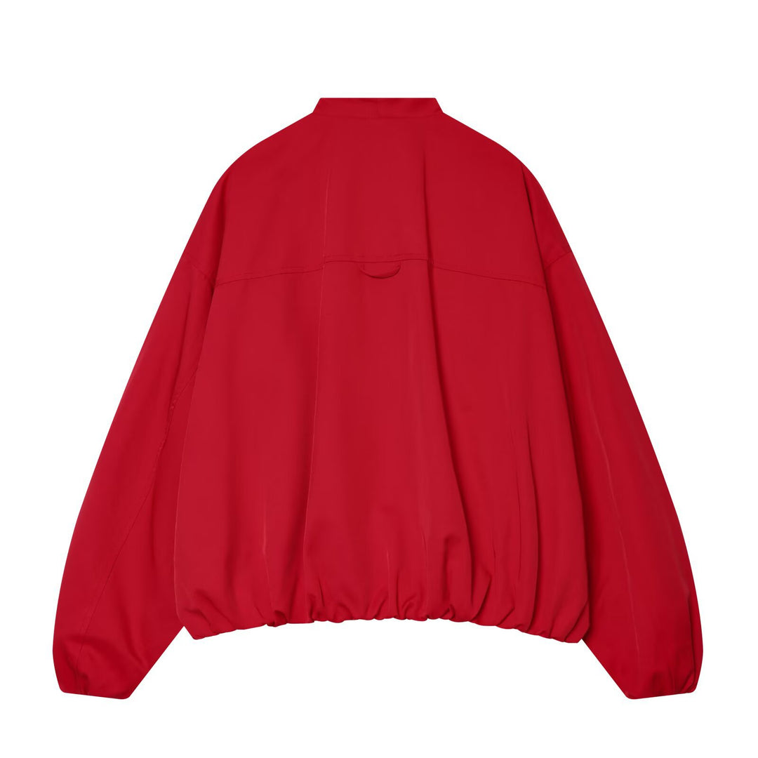 Damen Cropped Kimono-Jacke mit überschnittenen Ärmeln und elastischem Bund Echo Archiv